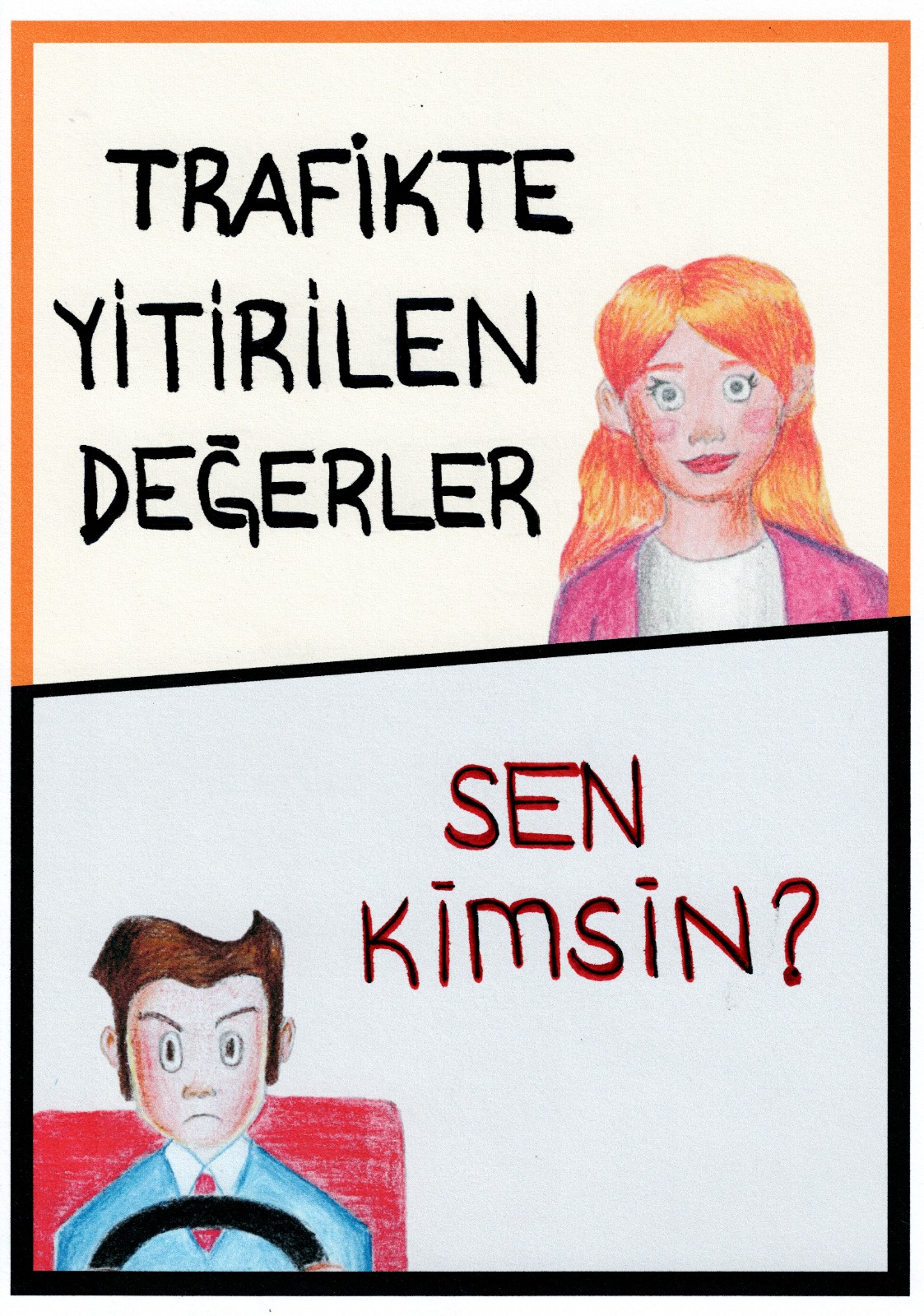 Trafikte Yitirilen Değerler çizgi roman kapağı